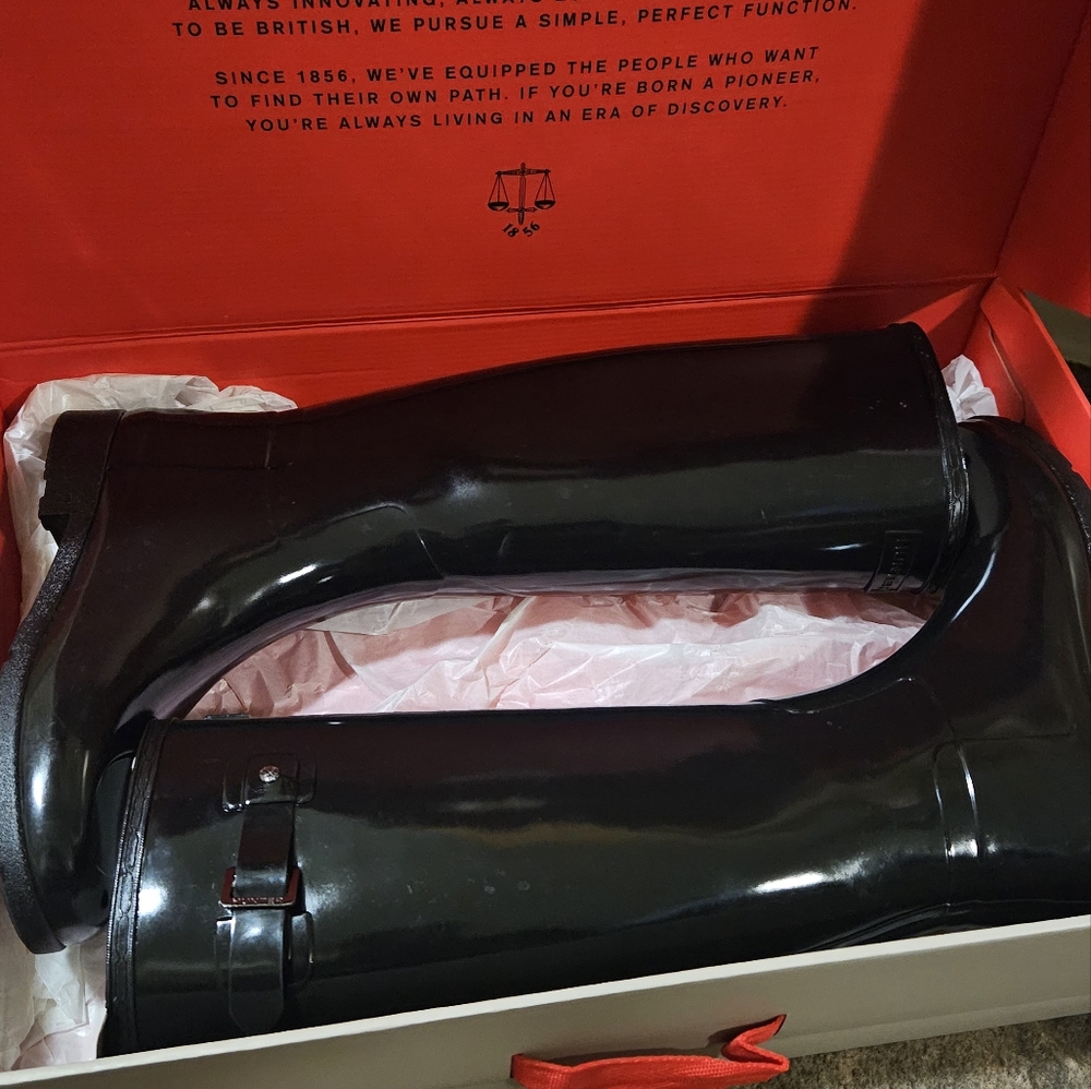 Hunter Boots Tall Black